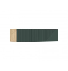 Ирис Антресоль к шкафу 1350 Браш Мени Грин, Дуб Крафт