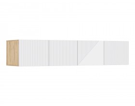 Ирис Антресоль к шкафу 1800 Браш Вайт, Дуб Крафт