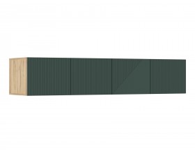 Ирис Антресоль к шкафу 1800 Браш Мени Грин, Дуб Крафт