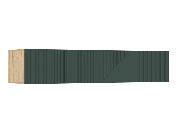 Ирис Антресоль к шкафу 1800 Браш Мени Грин, Дуб Крафт