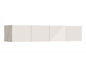 Ирис Антресоль к шкафу 1800 Кашемир, Дуб Крафт серый