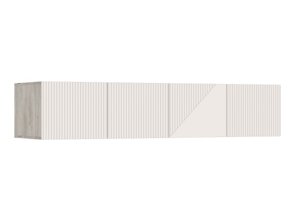 Ирис Антресоль к шкафу 1800 Кашемир, Дуб Крафт серый