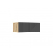 Ирис Антресоль к шкафу 900 Браш Графит, Дуб Крафт