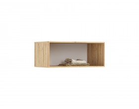 Ирис Антресоль к шкафу 900 Браш Графит, Дуб Крафт