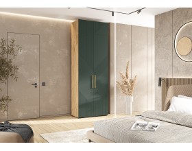 Ирис Антресоль к шкафу 900 Браш Мени Грин, Дуб Крафт