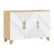 Ирис Комод 1200 Браш Вайт, Дуб Крафт