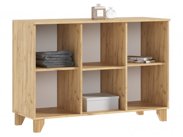 Ирис Комод 1200 Браш Графит, Дуб Крафт