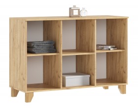 Ирис Комод 1200 Браш Мени Грин, Дуб Крафт