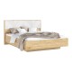 Ирис Кровать парящая 1,6м Браш Вайт/Дуб Крафт, Дуб Крафт