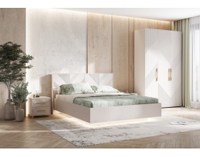 Ирис Кровать парящая 1,6м Кашемир, Кашемир