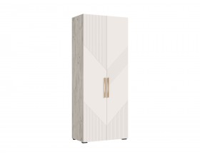 Ирис Шкаф 2-створчатый 900 Кашемир, Дуб Крафт серый