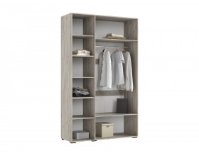 Ирис Шкаф 3-створчатый 1350 Кашемир, Дуб Крафт серый
