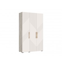 Ирис Шкаф 3-створчатый 1350 Кашемир, Дуб Крафт серый