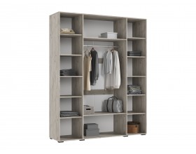 Ирис Шкаф 4-створчатый 1800 Кашемир, Дуб Крафт серый