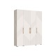Ирис Шкаф 4-створчатый 1800 Кашемир, Дуб Крафт серый