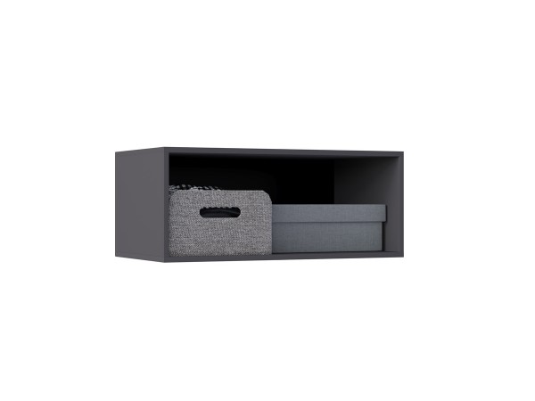 Гостиная Оливия компоновка 1 Графит Софт, Графит