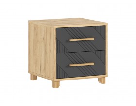 Спальня Ирис Браш Графит, Дуб Крафт