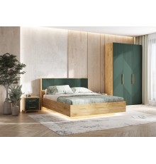 Спальня Ирис Браш Мени Грин, Дуб Крафт