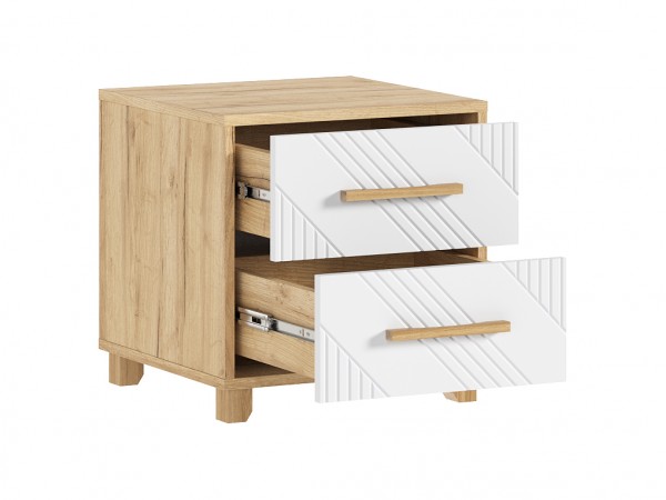 Спальня Ирис Браш Вайт, Дуб Крафт