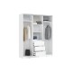 Челси Шкаф-купе 1600 Белый глянец, Белый