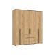 Норд Шкаф 6-створчатый Дуб Крафт, Дуб Крафт кромка венге
