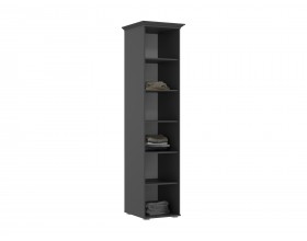 Престиж-1 Пенал со стеклом Графит структурный, Графит