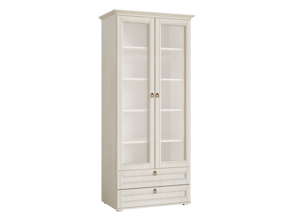 Престиж-1 Шкаф со стеклом Сандал светлый