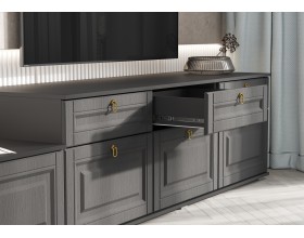 Престиж-1 Тумба ТВ 1800 Графит структурный, Графит