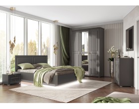 Престиж-1 Шкаф 3-створчатый Графит структурный, Графит