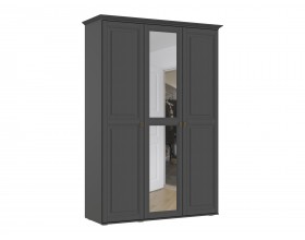Престиж-1 Шкаф 3-створчатый Графит структурный, Графит