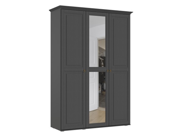 Престиж-1 Шкаф 3-створчатый Графит структурный, Графит