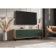 Флэш Тумба ТВ 1500 Браш Мени Грин, Дуб Крафт