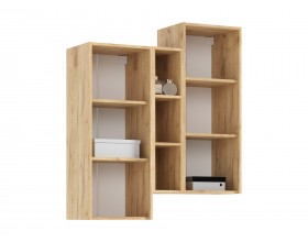 Флэш Шкаф подвесной комбинированный Браш Мени Грин, Дуб Крафт