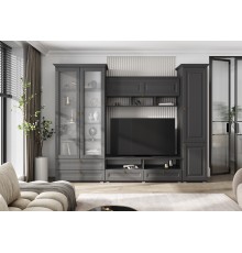 Гостиная Престиж-1 Вариант №1 Графит структурный, Графит