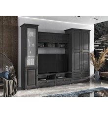 Гостиная Престиж-1 Вариант №3 Графит структурный, Графит