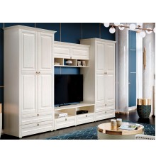 Гостиная Престиж-1 Вариант №4 Сандал светлый, Сандал светлый