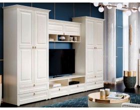 Гостиная Престиж-1 Вариант №4 Сандал светлый, Сандал светлый