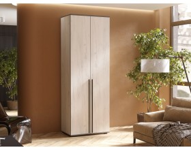 Норд Шкаф 2-створчатый 800 Дуб Крафт Белый, Дуб Крафт Белый