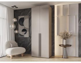 Норд Шкаф 2-створчатый 800 Кашемир, Дуб Крафт Серый