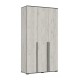 Норд Шкаф 3-створчатый 1200 Дуб Крафт Белый, Дуб Крафт Белый