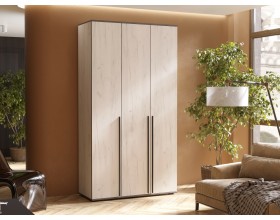Норд Шкаф 3-створчатый 1200 Дуб Крафт Белый, Дуб Крафт Белый