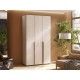 Норд Шкаф 3-створчатый 1200 Дуб Крафт Белый, Дуб Крафт Белый