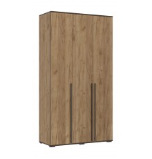 Норд Шкаф 3-створчатый 1200 Дуб Крафт Кромка Венге, Дуб Крафт