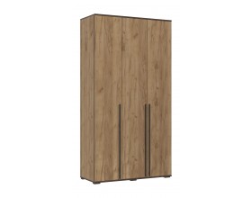 Норд Шкаф 3-створчатый 1200 Дуб Крафт Кромка Венге, Дуб Крафт