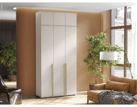 Норд Шкаф 3-створчатый 1200 золото Кашемир