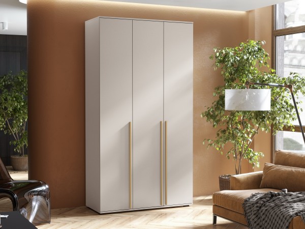 Норд Шкаф 3-створчатый 1200 золото Кашемир