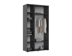 Норд Шкаф 3-створчатый 1200 Изумрудный Кромка Графит, Графит