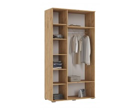 Норд Шкаф 3-створчатый 1200 Изумрудный Кромка Изумруд, Дуб Крафт