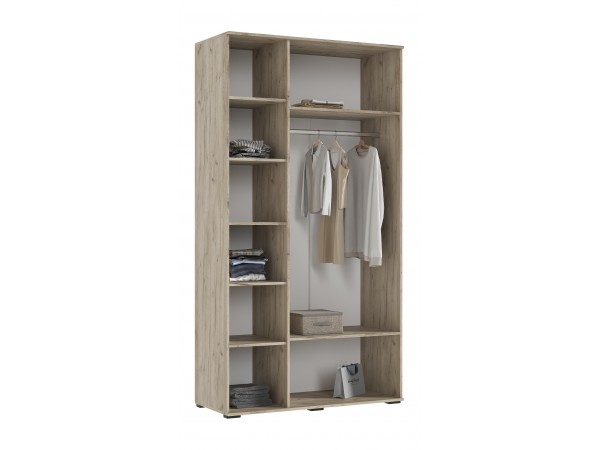 Норд Шкаф 3-створчатый 1200 Кашемир, Дуб Крафт Серый
