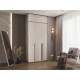 Норд Шкаф 3-створчатый 1200 Кашемир, Дуб Крафт Серый